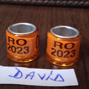 2023 - Portocaliu - 8 mm....-1 leu