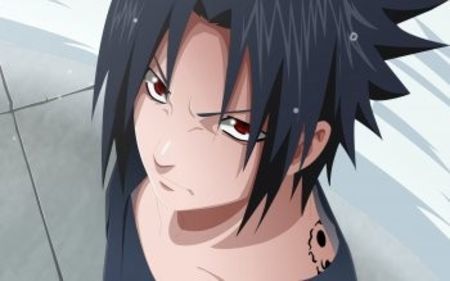 Sasuke: Te iau cu încetișorul ca să vezi și tu unde îți este de fapt locul :D; Sasuke : I will take you easy :))) after that you will see your place :P
