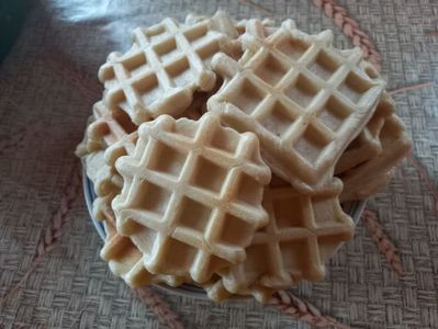vafe/gofre din aluat de cozonac