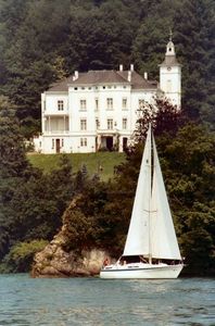 Postcard de Suisse; Lake Lucerne in the Summer.

