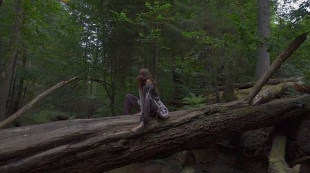 Ṥhe iṥ ṥinging in the meadow; And the rivulet at her feet ⁄
Rippleṥ on in light and ṥhadow ⁄
To the ballad that ṥhe ṥingṥ
