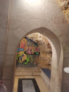 Ruine ale casei părinților Ioachim și Ana