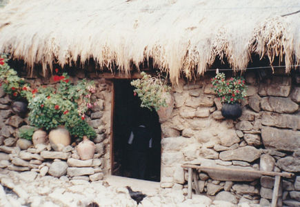 Casă inca în Urubamba (exterior)