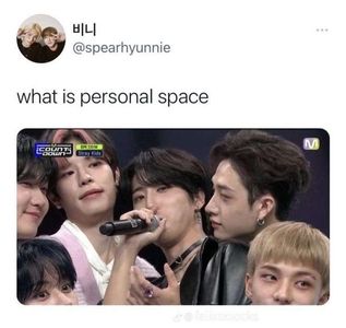 Skz being like "Personal space? We don't know her"