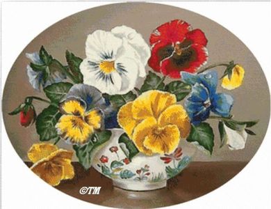 pansele in oval-35x26,8 cm-50 anchor