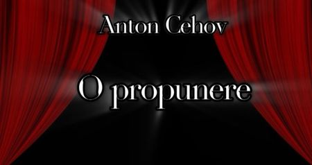 O propunere de Anton Cehov; Prințesa Vera Zapiskina merge la tânărul ei vecin Valentin Petrovici pentru a-i face o propunere.
