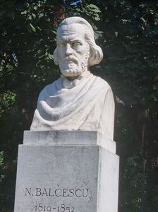 Nicolae Bălcescu (1819-1852); Sculptor Constantin Baraschi
