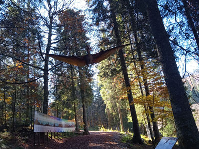 Intrare în Dino Parc din Stâna de Vale