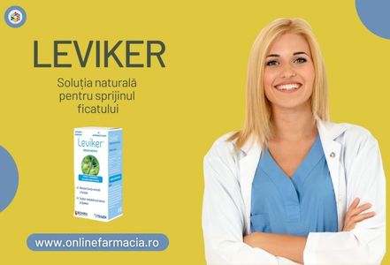 Leviker - Onlinefarmacia; Solutia naturala pentru sprijinul ficatului www.onlinefarmacia.ro
