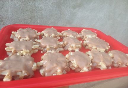 Faguri cu crema de ciocolata