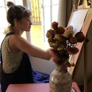 your overbearing confidence is starting to discompose me. — what makes you so sure?; (my apologies! I’ll make room right away, — though I can’t promise I won’t steal from you…)
