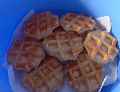 Vafe cu lamaie si scortisoara