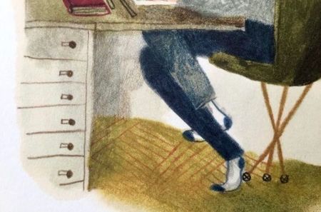 You think of me as a bad artist!; ·ǝnɹʇ sᴉ sǝʇou ɓuᴉɓuɐɥɔxǝ ʇnoqɐ ʇɹɐd ǝɥʇ ʻʅʅᴉʇS ¡ʇ’uop ʎǝɥʇ ʇnq ʻʇɐɥʇ ʍouʞ no⅄
