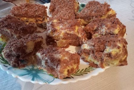 Prajitura cu crema de mascarpone si ananas