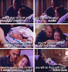 //Day 19// ; 04.02.2024; A scene that made me cry - S11E11 - April and Jackson have their son and he heartbreakingly dies in their arms. ;(
