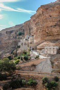 ; 　　　　　　　Overlooking Jericho and the Jordan Valley, there is Deir al-Quruntul دير القرنطل ، from my 2010 archive

