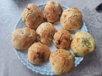 Biscuiti cu kiwi si ciocolata