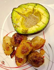 Avocado with Chinese food - Avocado si mancare chinezeasca