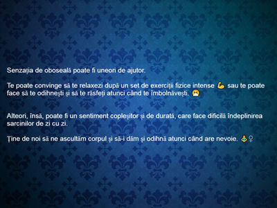 Cum mă pot simți mai puțin obosit?