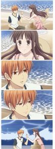 Day 8 - Favorite canon couple - Kyo x Tohru, Fruits Basket