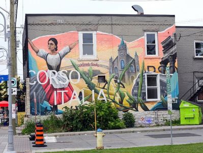 Street Art in Little Italy, Ottawa,ON
