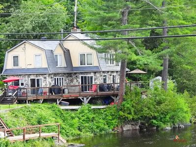 House on the Gatineau River shore in Wakefield, ON