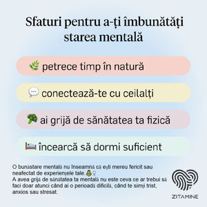 Sfaturi pt a-ți îmbunătăți stare mentala