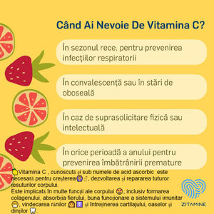 Când ai nevoie de vitamina C?