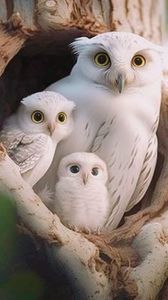 familie cu bufnita