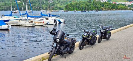 Bikes and Boats at Mt Tremblant Marina