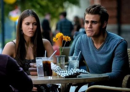 Elena be like; you're an a$$hole but I love you...