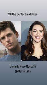 Danielle Rose Russell is his perfect match ❤️