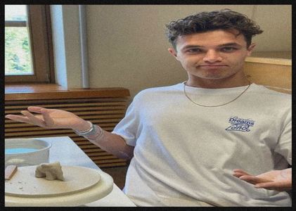 　　　　  Lando Norris as Landon Carter, 20 years