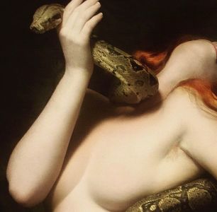 LΔMIΔ, a palpitating snake, Bright, and cirque-couchant in a dusky brake. She was a gordian shape of; dazzling hue, Vermilion-spotted, golden, green, and blue; Striped like a zebra, freckled like a pard, مShe seem’d, at once, some penanced lady elf Some demon’s mistress, or the demon’s self.
