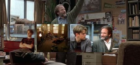 Good Will Hunting, dir. by Gus V. S., 4★.　A janitor at MTI, genius in mathematics, who struggles; with his troubled past and fear of success is working with a therapist, who helps him confront his emotional baggage and realize his potential.
