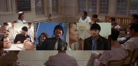 One Flew Over The Cuckoo’s Nest, dir. by Miloš Forman, 4★.　　　　A man fakes insanity to avoid prison; and is sent to a mental institution, where he challenges the abusive authority and control of Nurse Ratched.
