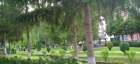 Parcul din statiunea Geoagiu Bai