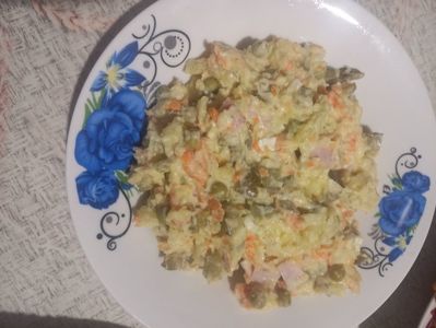 Salata ruseasca cu legume si maioneza - olivier - a la russe