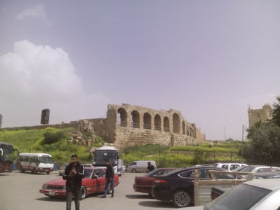 Jerash Gerasa ruinele hipodromului; Construit pe vremea împăratului Hadrian
