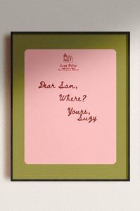 Mr. Sam, there is a note for you at the front desk℻ 　—ℑ.