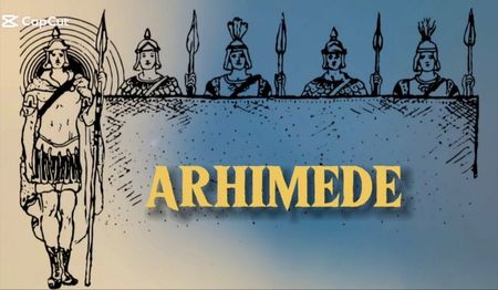 Arhimede; O lectură scurtă despre viața omului de știință Arhimede.
