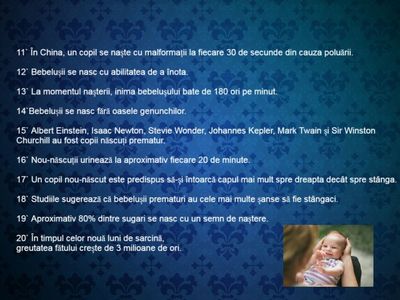 20 de curiozitati interesante despre bebelusi