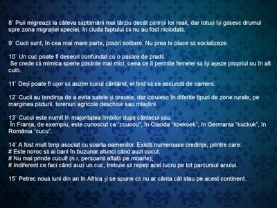15 curiozitati interesante despre ... cuc