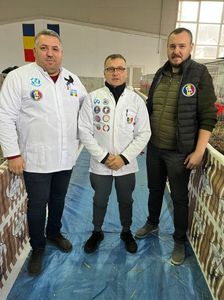 Arbitraj expo Comarnic 2025; Cu colegii Cătălin Raicu și Ionuț Vișan,  de la APOPE Prahoveana.
