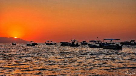 Sunset in Sayulita, Mexic