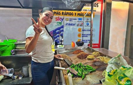 Making Mexican Tacos