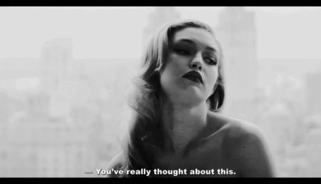 There’s definitelly something dangerous in his words, something permanent, something she isn’t sure; how to hold. Amory then swallows, shaking her head slightly.
