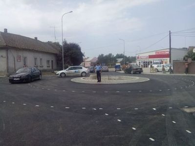 SENS GIRATORIU intersecţie Pompieri