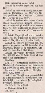 1948.08.07 Monitorul Oficial (Partea I-a) Nr. 181