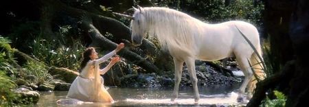 Ridley Scottʼs ʼ85 L͟e͟g͟e͟n͟d: The forest, the light, the music... everything breathes like a; fairytale just on the edge of sleep. I loved how darkness and innocence danced so closely together. It feels like a half-remembered dream—golden, strange, and hauntingly beautiful.
